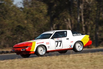 77;29-August-2009;Australia;Craig-Neilson;Mitsubishi-Starion;Morgan-Park-Raceway;QLD;Queensland;Queensland-State-Championship;Sports-Sedans;Warwick;auto;motorsport;racing;super-telephoto