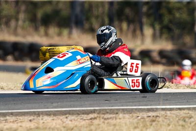 55;29-August-2009;Australia;CRG-Maximo;Morgan-Park-Raceway;QLD;Queensland;Queensland-State-Championship;Robert-Aston;Superkarts;Warwick;auto;motorsport;racing;super-telephoto