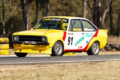 91;29-August-2009;Australia;Ford-Escort-Mk-II;Graeme-Wilkinson;Improved-Production;Morgan-Park-Raceway;QLD;Queensland;Queensland-State-Championship;Warwick;auto;motorsport;racing;super-telephoto