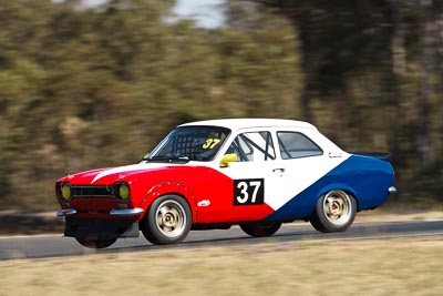 37;29-August-2009;Australia;Bruce-Cook;Ford-Escort-Mk-I;Improved-Production;Morgan-Park-Raceway;QLD;Queensland;Queensland-State-Championship;Warwick;auto;motion-blur;motorsport;racing;super-telephoto