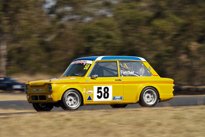 58;29-August-2009;Andrew-Fletcher;Australia;Hillman-Imp;Morgan-Park-Raceway;QLD;Queensland;Queensland-State-Championship;Regularity;Warwick;auto;motion-blur;motorsport;racing;super-telephoto