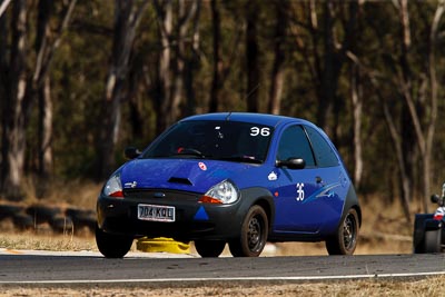 36;29-August-2009;704KQL;Australia;Colin-Barry;Ford-Ka;Morgan-Park-Raceway;QLD;Queensland;Queensland-State-Championship;Regularity;Warwick;auto;motorsport;racing;super-telephoto