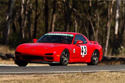 43;29-August-2009;Australia;Gary-Neut;Mazda-RX‒7;Morgan-Park-Raceway;QLD;Queensland;Queensland-State-Championship;Regularity;Warwick;auto;motorsport;racing;super-telephoto