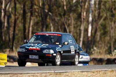 55;144LSV;29-August-2009;Australia;Daihatsu-Charade;Ian-Fettes;Morgan-Park-Raceway;QLD;Queensland;Queensland-State-Championship;Regularity;Warwick;auto;motorsport;racing;super-telephoto