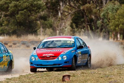 26;29-August-2009;Australia;Ford-Falcon-AU;Morgan-Park-Raceway;QLD;Queensland;Queensland-State-Championship;Saloon-Cars;Tony-Shanks;Warwick;auto;motorsport;racing;super-telephoto