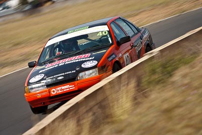 40;29-August-2009;Anthony-Conias;Australia;Ford-Falcon-EA;Morgan-Park-Raceway;QLD;Queensland;Queensland-State-Championship;Saloon-Cars;Warwick;auto;motion-blur;motorsport;racing;super-telephoto