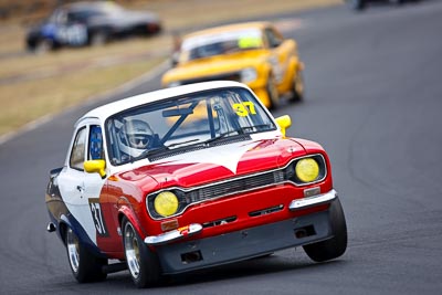 37;29-August-2009;Australia;Bruce-Cook;Ford-Escort-Mk-I;Improved-Production;Morgan-Park-Raceway;QLD;Queensland;Queensland-State-Championship;Warwick;auto;motorsport;racing;super-telephoto