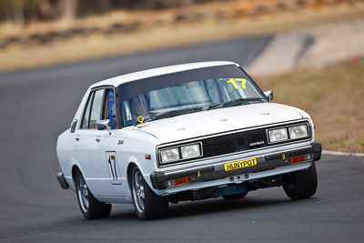 17;29-August-2009;Australia;Improved-Production;Morgan-Park-Raceway;Nissan-Stanza;QLD;Queensland;Queensland-State-Championship;Warwick;Woolly-Woollcott;auto;motorsport;racing;super-telephoto