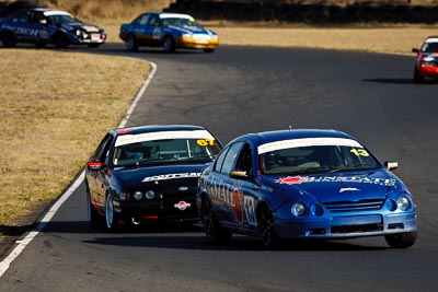 13;30-August-2009;Australia;Ford-Falcon-AU;Morgan-Park-Raceway;QLD;Queensland;Queensland-State-Championship;Saloon-Cars;Troy-Hoey;Warwick;auto;motorsport;racing;super-telephoto