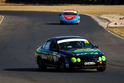 58;30-August-2009;Australia;Ford-Falcon-AU;Gerard-Miscamble;Morgan-Park-Raceway;QLD;Queensland;Queensland-State-Championship;Saloon-Cars;Warwick;auto;motorsport;racing;super-telephoto