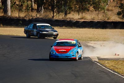 26;30-August-2009;Australia;Ford-Falcon-AU;Morgan-Park-Raceway;QLD;Queensland;Queensland-State-Championship;Saloon-Cars;Tony-Shanks;Warwick;auto;motorsport;racing;super-telephoto