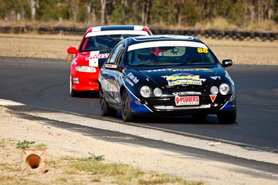 88;30-August-2009;Australia;Brian-Hine;Ford-Falcon-AU;Morgan-Park-Raceway;QLD;Queensland;Queensland-State-Championship;Saloon-Cars;Warwick;auto;motorsport;racing;super-telephoto