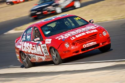 35;30-August-2009;Australia;Chris-Berry;Ford-Falcon-AU;Morgan-Park-Raceway;QLD;Queensland;Queensland-State-Championship;Saloon-Cars;Warwick;auto;motion-blur;motorsport;racing;super-telephoto