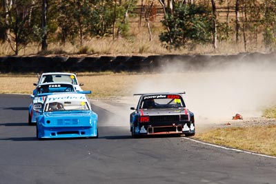 4;85;30-August-2009;Australia;Damien-Croston;Ford-Escort-RS2000;Holden-Gemini;Morgan-Park-Raceway;QLD;Queensland;Queensland-State-Championship;Rod-Lynch;Sports-Sedans;Warwick;auto;motorsport;racing;super-telephoto