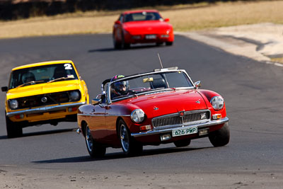 6;30-August-2009;626PWP;Australia;MG-B;Morgan-Park-Raceway;Nick-Holman;QLD;Queensland;Queensland-State-Championship;Regularity;Warwick;auto;motorsport;racing;super-telephoto