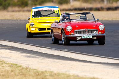 6;30-August-2009;626PWP;Australia;MG-B;Morgan-Park-Raceway;Nick-Holman;QLD;Queensland;Queensland-State-Championship;Regularity;Warwick;auto;motorsport;racing;super-telephoto