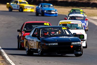 96;30-August-2009;Aaron-Lawrence;Australia;Improved-Production;Morgan-Park-Raceway;Nissan-Silvia-S13;QLD;Queensland;Queensland-State-Championship;Warwick;auto;motorsport;racing;super-telephoto