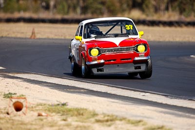 37;30-August-2009;Australia;Bruce-Cook;Ford-Escort-Mk-I;Improved-Production;Morgan-Park-Raceway;QLD;Queensland;Queensland-State-Championship;Warwick;auto;motorsport;racing;super-telephoto