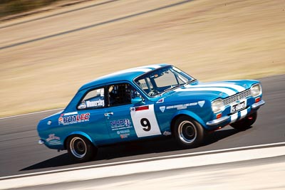 9;30-August-2009;Australia;Ford-Escort-Mk-I;Improved-Production;John-Womersley;Morgan-Park-Raceway;QLD;Queensland;Queensland-State-Championship;Warwick;auto;motion-blur;motorsport;racing;telephoto