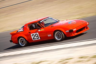 29;30-August-2009;Australia;Improved-Production;Mazda-RX‒7;Morgan-Park-Raceway;QLD;Queensland;Queensland-State-Championship;Tony-Isarasena;Warwick;auto;motion-blur;motorsport;racing;telephoto