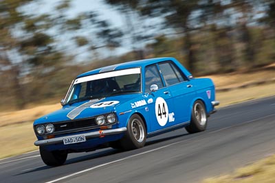 44;30-August-2009;Australia;Daniel-Bayada;Datsun-1600;Group-N;Historic-Touring-Cars;Morgan-Park-Raceway;QLD;Queensland;Queensland-State-Championship;Warwick;auto;classic;historic;motion-blur;motorsport;racing;super-telephoto;vintage