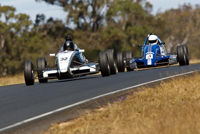 32;30-August-2009;Australia;Formula-Ford;Jon-Mills;Morgan-Park-Raceway;QLD;Queensland;Queensland-State-Championship;Racing-Cars;Van-Dieman-RF00;Warwick;auto;motorsport;racing;super-telephoto