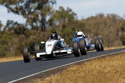 32;30-August-2009;Australia;Formula-Ford;Jon-Mills;Morgan-Park-Raceway;QLD;Queensland;Queensland-State-Championship;Racing-Cars;Van-Dieman-RF00;Warwick;auto;motorsport;racing;super-telephoto