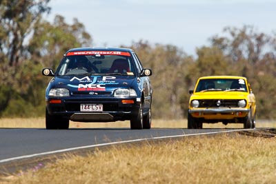 55;144LSV;30-August-2009;Australia;Daihatsu-Charade;Ian-Fettes;Morgan-Park-Raceway;QLD;Queensland;Queensland-State-Championship;Regularity;Warwick;auto;motorsport;racing;super-telephoto