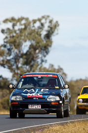 55;144LSV;30-August-2009;Australia;Daihatsu-Charade;Ian-Fettes;Morgan-Park-Raceway;QLD;Queensland;Queensland-State-Championship;Regularity;Warwick;auto;motorsport;racing;super-telephoto