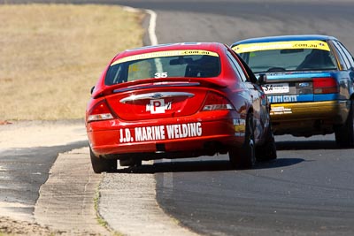 35;30-August-2009;Australia;Chris-Berry;Ford-Falcon-AU;Morgan-Park-Raceway;QLD;Queensland;Queensland-State-Championship;Saloon-Cars;Warwick;auto;motorsport;racing;super-telephoto