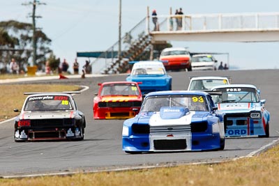 93;30-August-2009;Australia;Ford-Capri;Glenn-White;Morgan-Park-Raceway;QLD;Queensland;Queensland-State-Championship;Topshot;Warwick;auto;motorsport;racing;super-telephoto