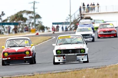 18;30-August-2009;Australia;Ford-Escort-Mk-II;Improved-Production;Morgan-Park-Raceway;QLD;Queensland;Queensland-State-Championship;Troy-Marinelli;Warwick;auto;motorsport;racing;super-telephoto