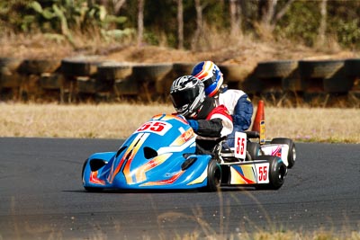 55;30-August-2009;Australia;CRG-Maximo;Morgan-Park-Raceway;QLD;Queensland;Queensland-State-Championship;Robert-Aston;Superkarts;Warwick;auto;motorsport;racing;super-telephoto