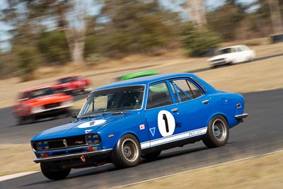 1;30-August-2009;Australia;Bob-Sudall;Group-N;Historic-Touring-Cars;Mazda-RX‒2;Morgan-Park-Raceway;QLD;Queensland;Queensland-State-Championship;Warwick;auto;classic;historic;motion-blur;motorsport;racing;super-telephoto;vintage