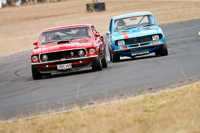 9;30-August-2009;Alan-Evans;Australia;Ford-Mustang;Group-N;Historic-Touring-Cars;Morgan-Park-Raceway;QLD;Queensland;Queensland-State-Championship;Warwick;auto;classic;historic;motorsport;racing;super-telephoto;vintage