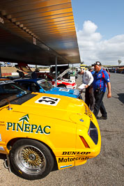 19-September-2009;Australia;Kurwongbah;Lakeside-Classic-Speed-Festival;Lakeside-Park;Lakeside-Raceway;QLD;Queensland;atmosphere;auto;motorsport;paddock;racing;wide-angle