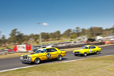 55;20-September-2009;Australia;Group-N;Historic-Touring-Cars;Kurwongbah;Lakeside-Classic-Speed-Festival;Lakeside-Park;Lakeside-Raceway;QLD;Queensland;auto;classic;historic;motion-blur;motorsport;racing;sky;vintage;wide-angle