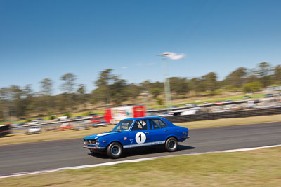1;20-September-2009;Australia;Group-N;Historic-Touring-Cars;Kurwongbah;Lakeside-Classic-Speed-Festival;Lakeside-Park;Lakeside-Raceway;QLD;Queensland;auto;classic;historic;motion-blur;motorsport;racing;sky;vintage;wide-angle