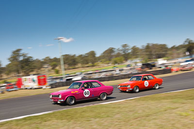 60;20-September-2009;Australia;Group-N;Historic-Touring-Cars;Kurwongbah;Lakeside-Classic-Speed-Festival;Lakeside-Park;Lakeside-Raceway;QLD;Queensland;auto;classic;historic;motion-blur;motorsport;racing;sky;vintage;wide-angle