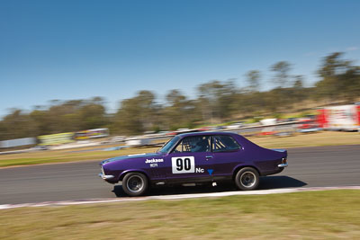 90;20-September-2009;Australia;Group-N;Historic-Touring-Cars;Kurwongbah;Lakeside-Classic-Speed-Festival;Lakeside-Park;Lakeside-Raceway;QLD;Queensland;auto;classic;historic;motion-blur;motorsport;racing;sky;vintage;wide-angle
