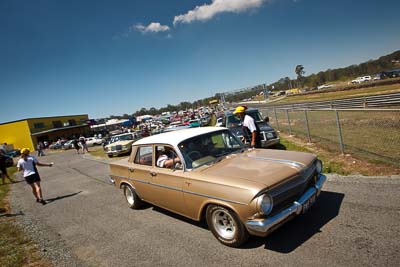 20-September-2009;Australia;Kurwongbah;Lakeside-Classic-Speed-Festival;Lakeside-Park;Lakeside-Raceway;PWS910;QLD;Queensland;auto;classic;historic;motorsport;racing;showcase;sky;vintage;wide-angle