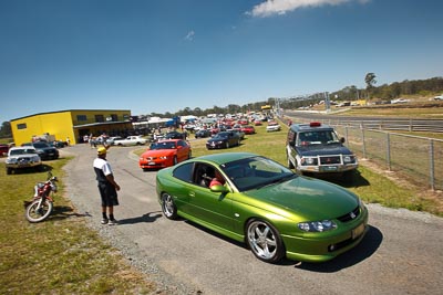 20-September-2009;Australia;Kurwongbah;Lakeside-Classic-Speed-Festival;Lakeside-Park;Lakeside-Raceway;MSW60;QLD;Queensland;auto;motorsport;racing;sky;wide-angle