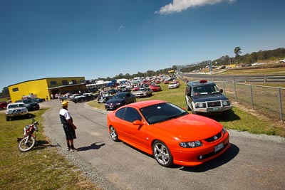 20-September-2009;849JJO;Australia;Kurwongbah;Lakeside-Classic-Speed-Festival;Lakeside-Park;Lakeside-Raceway;QLD;Queensland;auto;motorsport;racing;sky;wide-angle