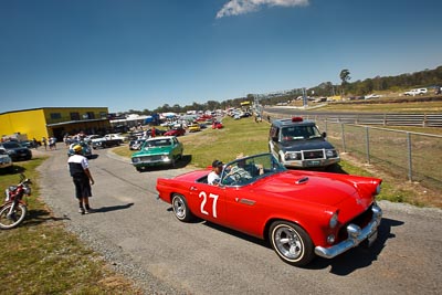 20-September-2009;Australia;BRD55;Kurwongbah;Lakeside-Classic-Speed-Festival;Lakeside-Park;Lakeside-Raceway;QLD;Queensland;auto;classic;historic;motorsport;racing;showcase;sky;vintage;wide-angle