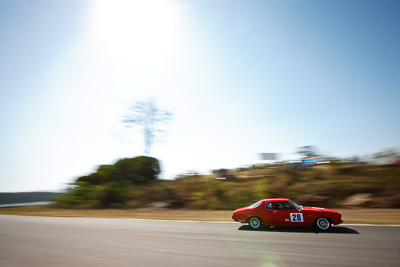 28;20-September-2009;Australia;Group-N;Historic-Touring-Cars;Kurwongbah;Lakeside-Classic-Speed-Festival;Lakeside-Park;Lakeside-Raceway;QLD;Queensland;auto;classic;historic;motion-blur;motorsport;racing;sky;sun;vintage;wide-angle