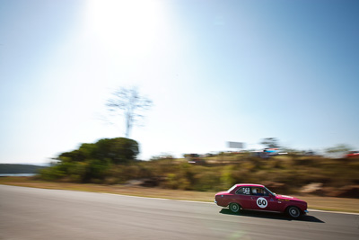 60;20-September-2009;Australia;Group-N;Historic-Touring-Cars;Kurwongbah;Lakeside-Classic-Speed-Festival;Lakeside-Park;Lakeside-Raceway;QLD;Queensland;auto;classic;historic;motion-blur;motorsport;racing;sky;sun;vintage;wide-angle