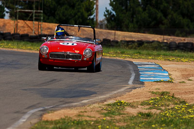 91;1970-MGB-Roadster;30-October-2009;Australia;FOSC;Festival-of-Sporting-Cars;Group-S;NSW;New-South-Wales;Sports-Cars;Steve-Dunne‒Contant;Wakefield-Park;auto;classic;historic;motorsport;racing;super-telephoto;vintage