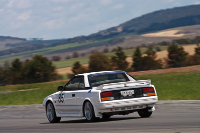 85;1987-Toyota-MR2;30-October-2009;Australia;FOSC;Festival-of-Sporting-Cars;Mike-Williamson;NSW;New-South-Wales;Regularity;Wakefield-Park;auto;motion-blur;motorsport;racing;super-telephoto