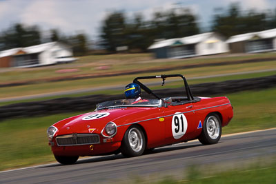 91;1970-MGB-Roadster;30-October-2009;Australia;FOSC;Festival-of-Sporting-Cars;Group-S;NSW;New-South-Wales;Sports-Cars;Steve-Dunne‒Contant;Wakefield-Park;auto;classic;historic;motion-blur;motorsport;racing;super-telephoto;vintage