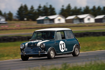 13;1964-Morris-Cooper-S;30-October-2009;Australia;FOSC;Festival-of-Sporting-Cars;Group-N;Historic-Touring-Cars;Ken-Lee;NSW;New-South-Wales;Wakefield-Park;auto;classic;historic;motorsport;racing;super-telephoto;vintage
